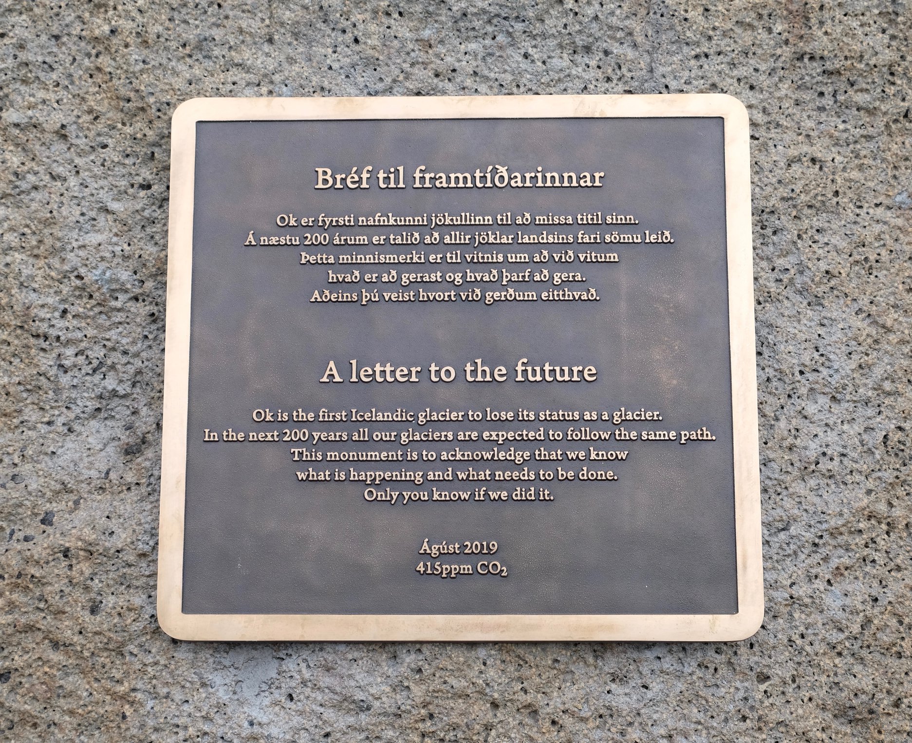 Photo of a plaque.