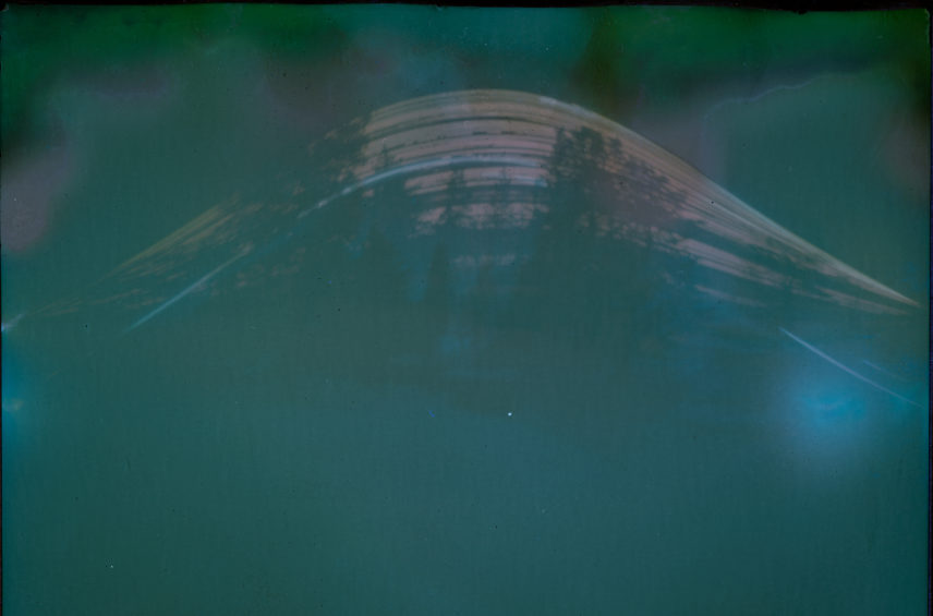 Photograph from a beer can camera.