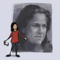 Illustration of a woman