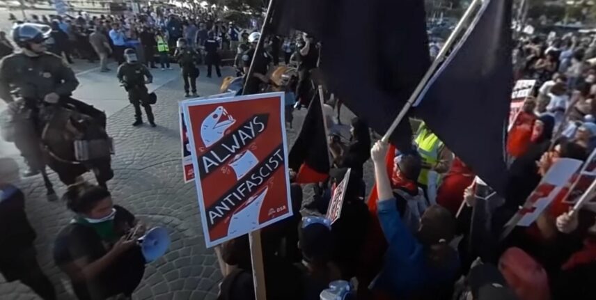 Photograph of a protest