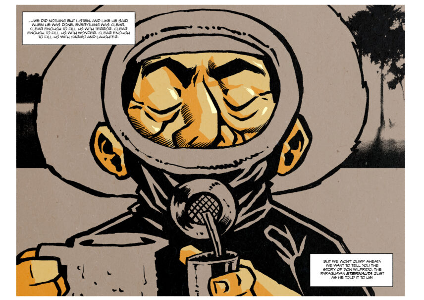 Color illustration Ethno-Eternauta comic
