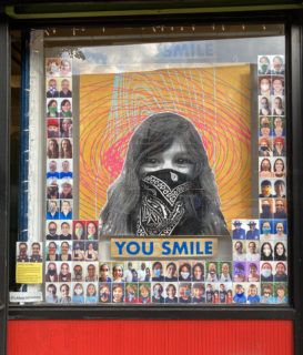 Window of art space.