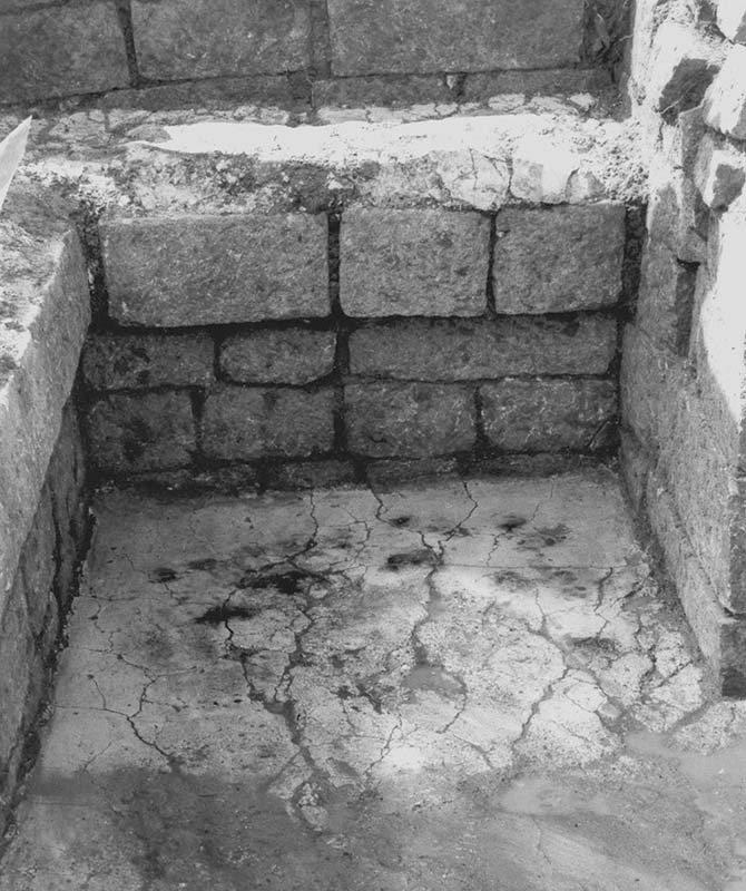 Photograph of a walled space
