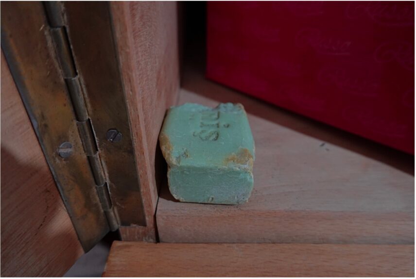The soap to keep moths away.