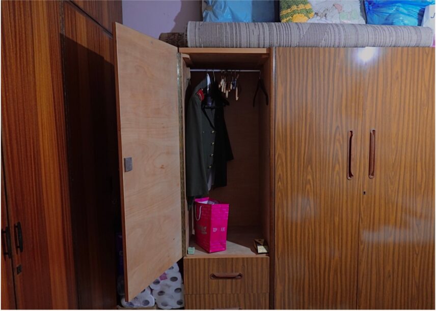 My grandfather’s wardrobe cabinet.