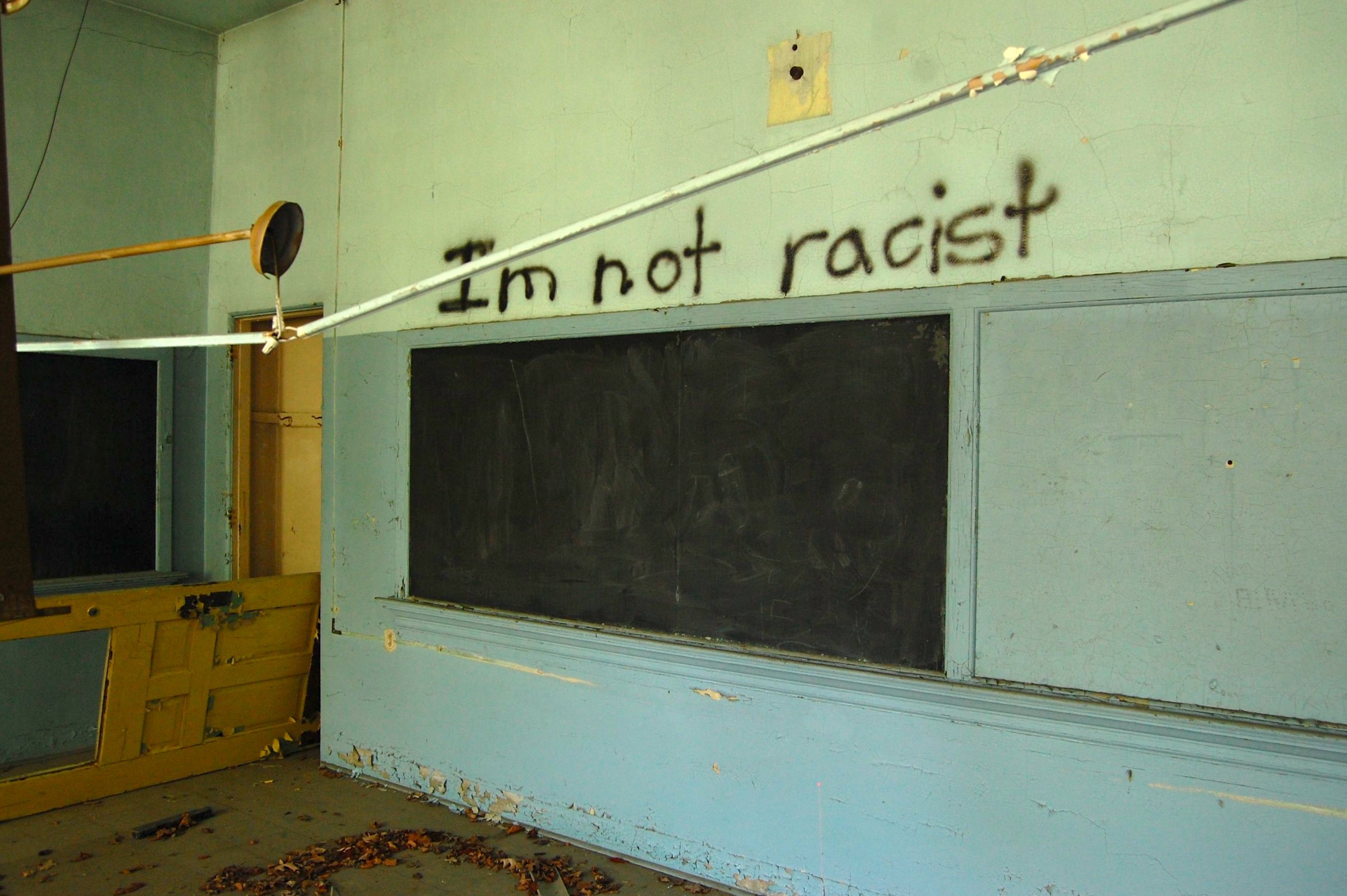 Shelly Annette Biesel Photo of an abandoned classroom.