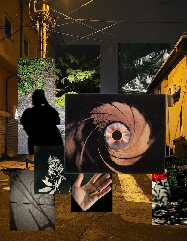 A collage of nighttime images